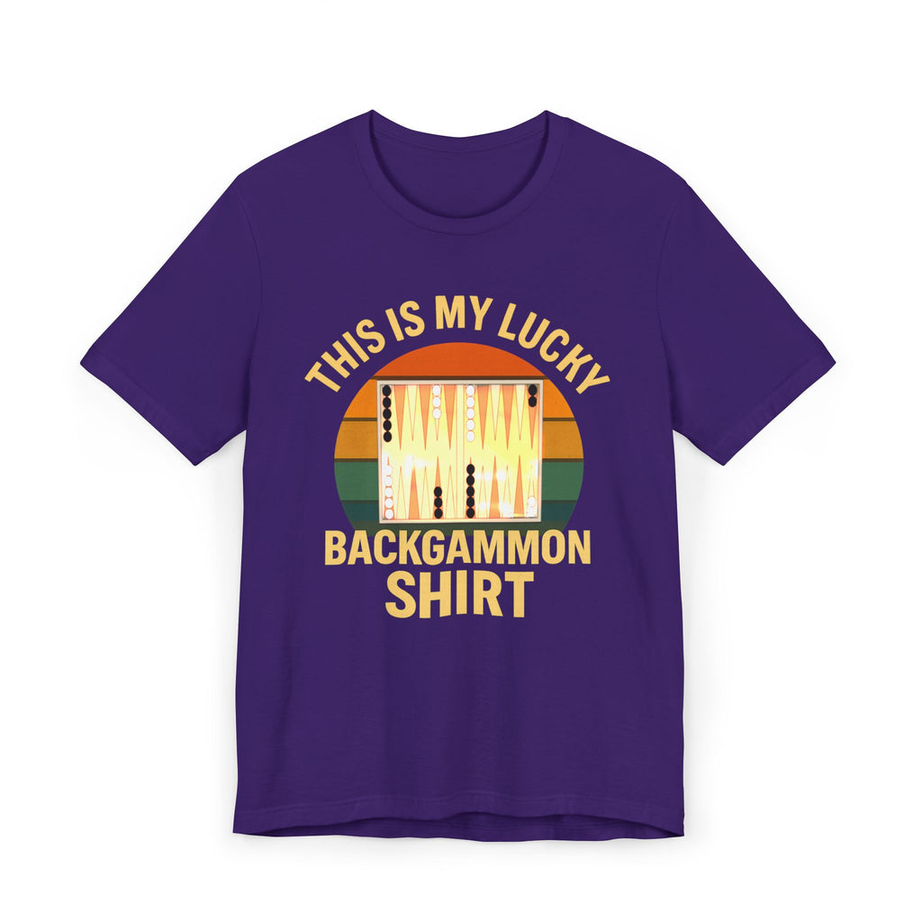 This Is My Lucky Backgammon Shirt 2 Unisex Jersey T-Shirt