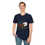 Cats, Coffee & Backgammon 2 T-Shirt — Retro Cat Lover Tee