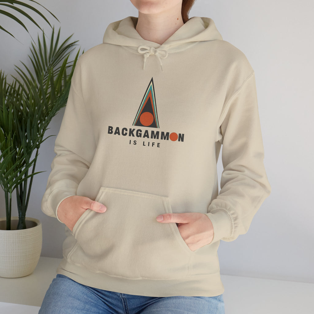 Backgammon Is Life Unisex Heavy Blend™ Hooded Sweatshirt