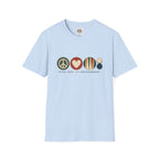 Peace Love and Backgammon 2 T-Shirt