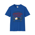 Backgammon T-Shirt — "Department of Strategy & Luck" Vintage Game Tee