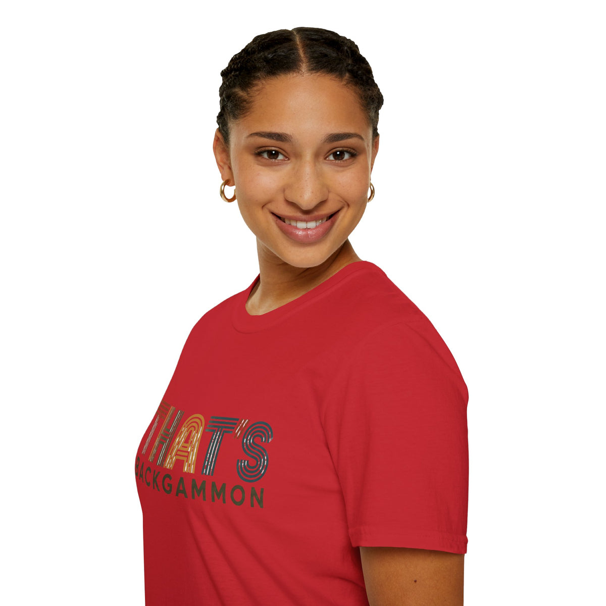 That's Backgammon 2 T-Shirt — Retro Typography Board Game Tee