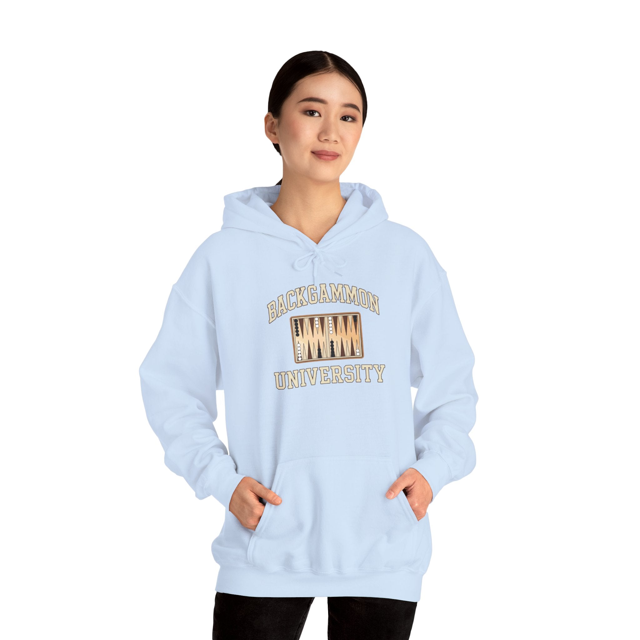 Backgammon University 2 Unisex Heavy Blend™ Hooded Sweatshirt