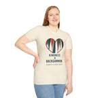 Backgammon Heart T-Shirt — "Kindness & Backgammon: Always a Good Move"