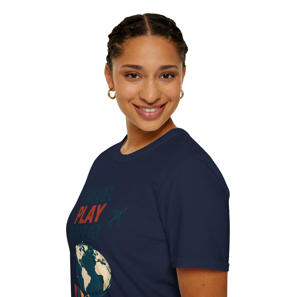 Travel Play Repeat T-Shirt – Backgammon
