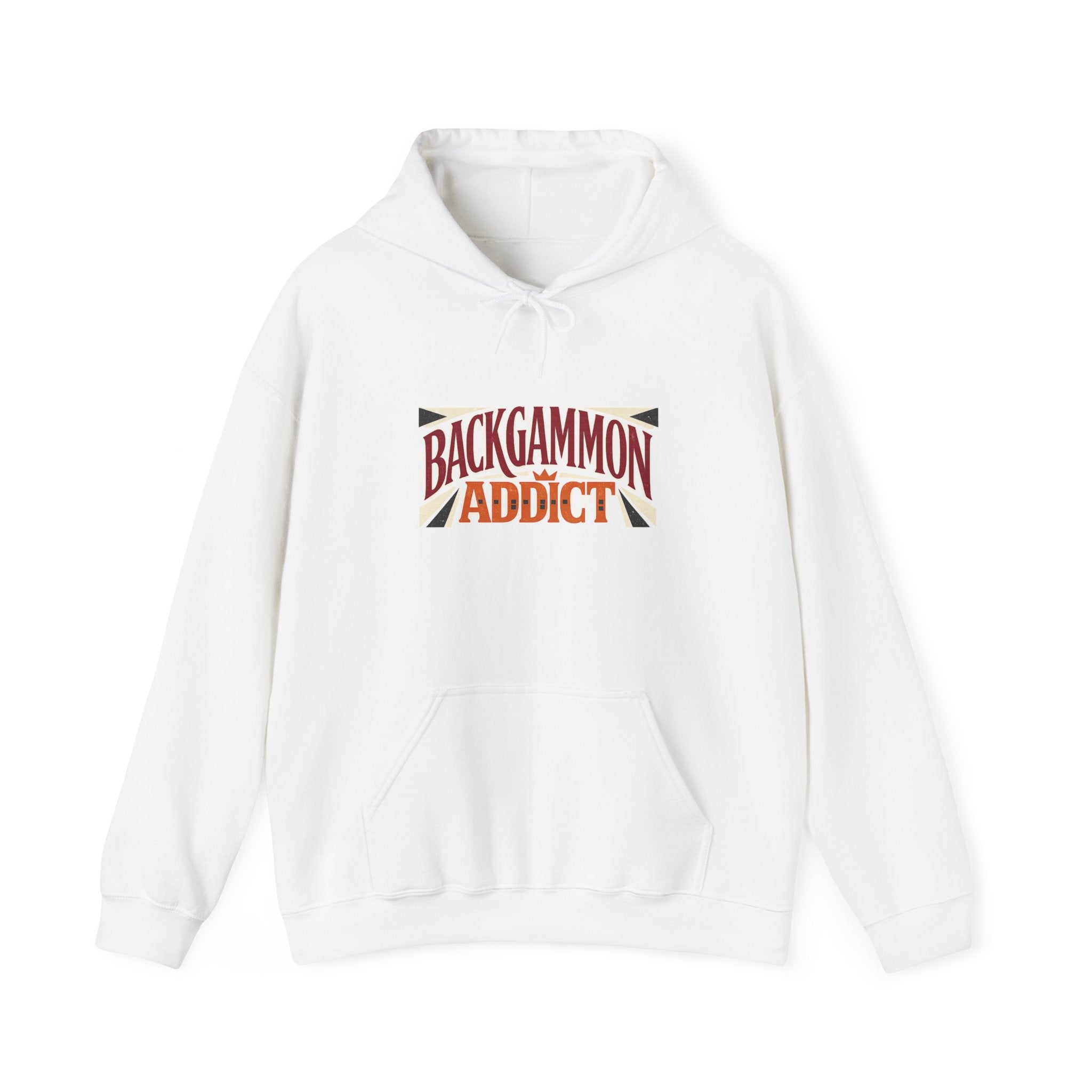 Backgammon Addict Hoodie — Graphic Backgammon Player Pullover