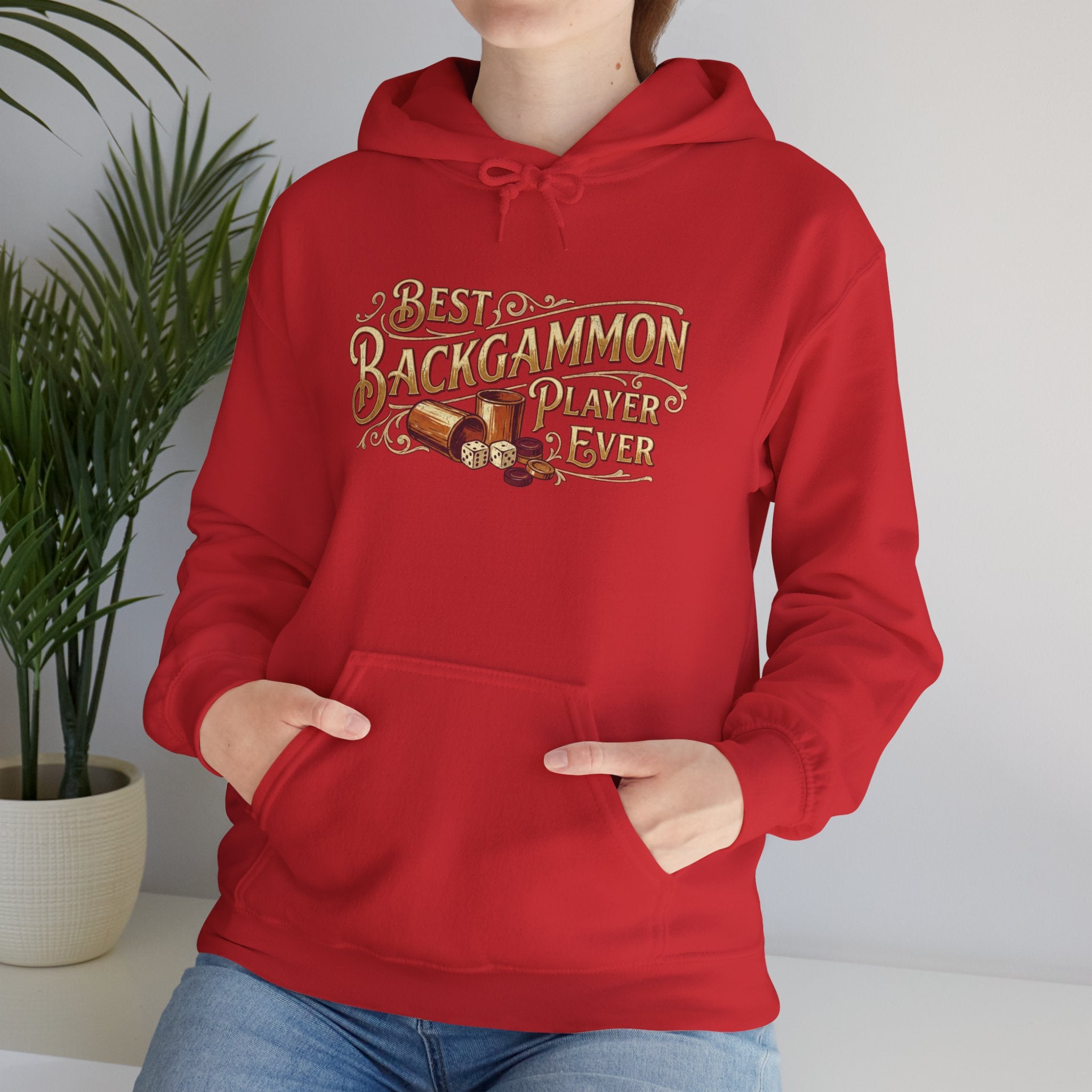 Best Backgammon Player Ever Unisex Heavy Blend™ Hooded Sweatshirt