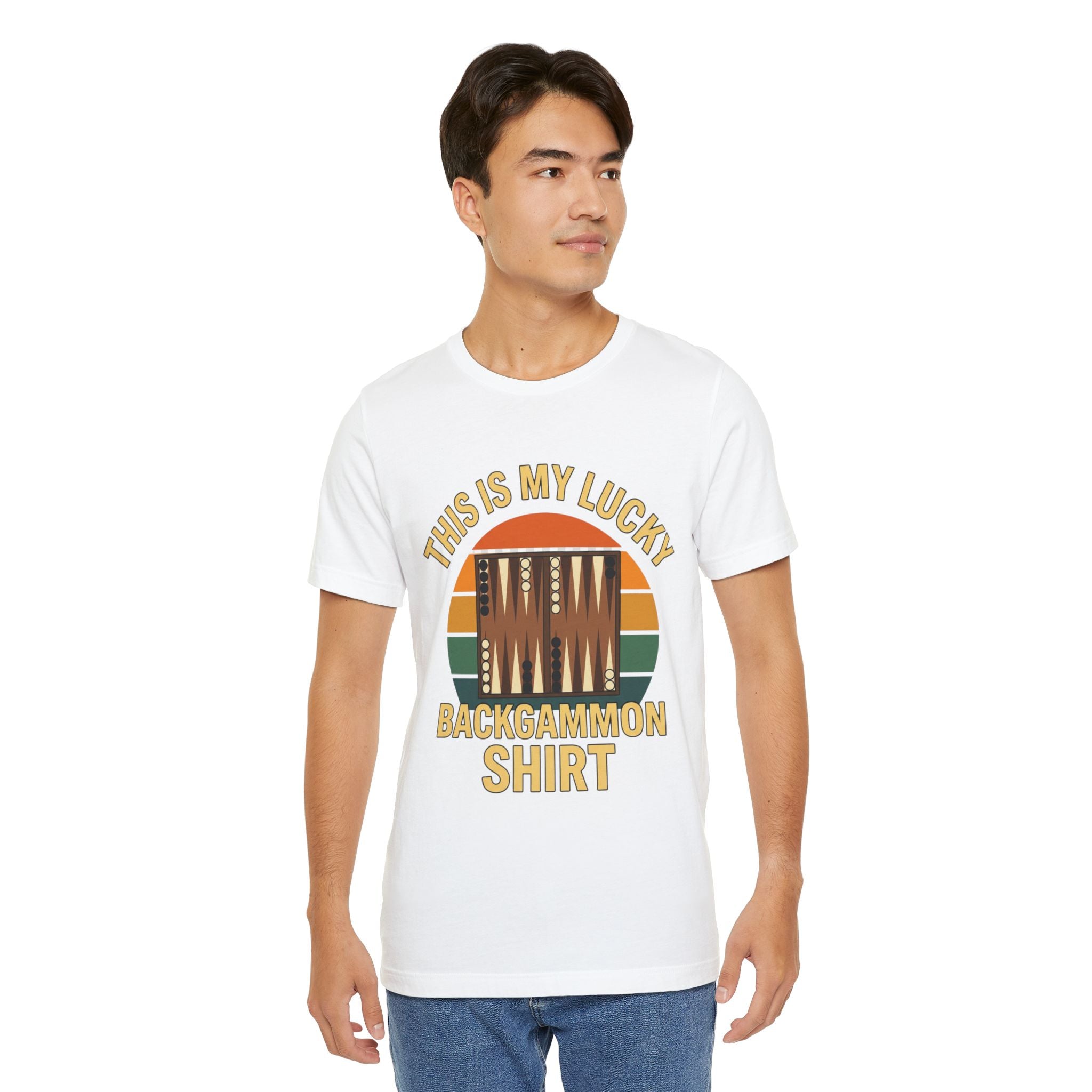 This Is My Lucky Backgammon Shirt Unisex Jersey T-shirt
