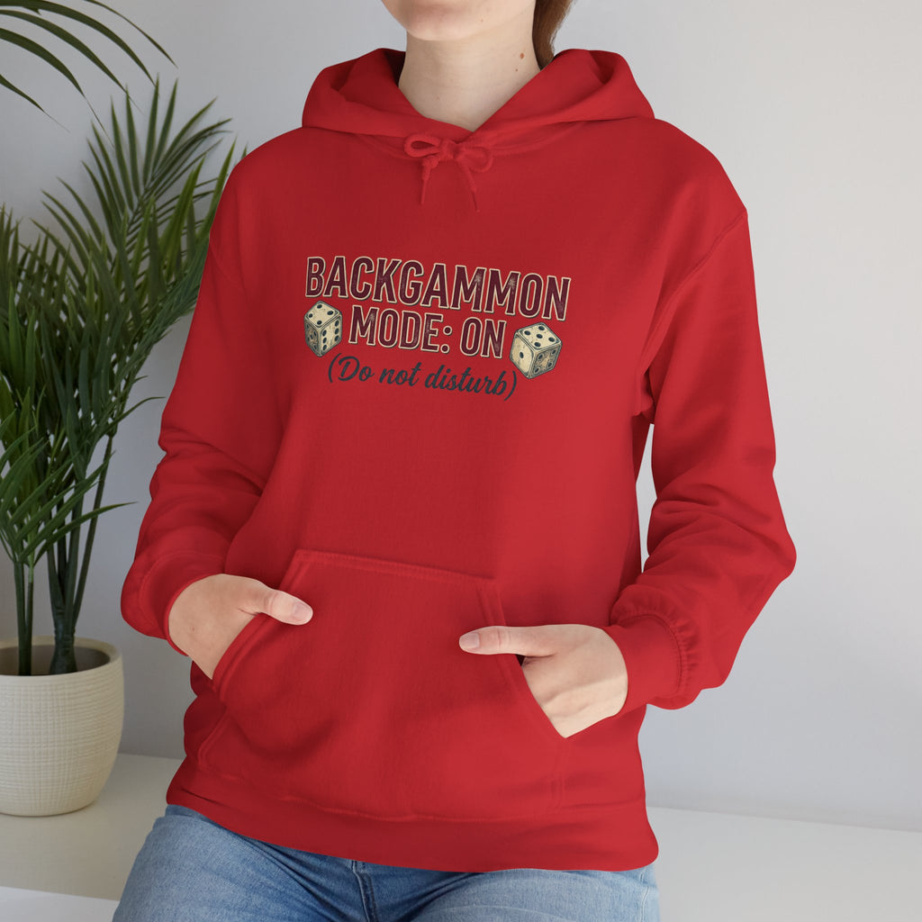 Backgammon Mode: On. Do Not Disturb Unisex Heavy Blend™ Hooded Sweatshirt