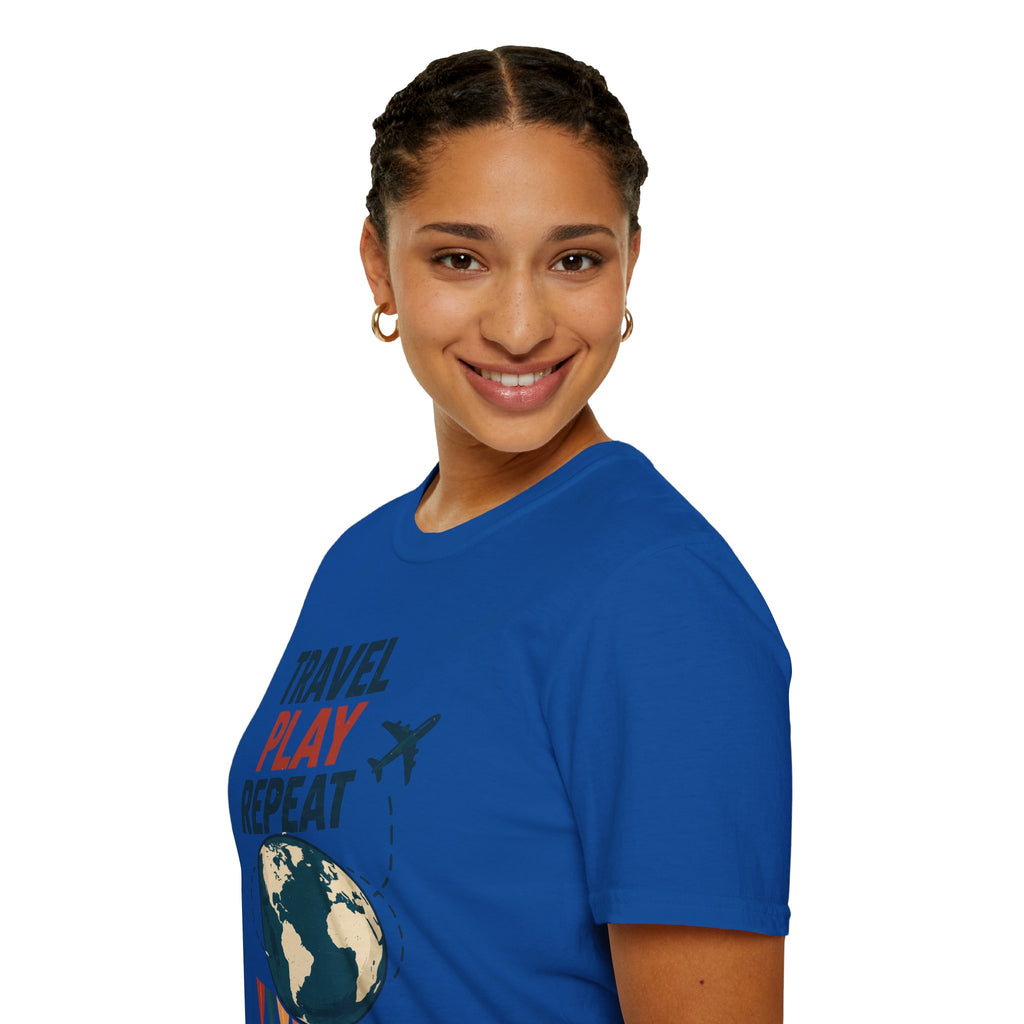 Travel Play Repeat T-Shirt – Backgammon